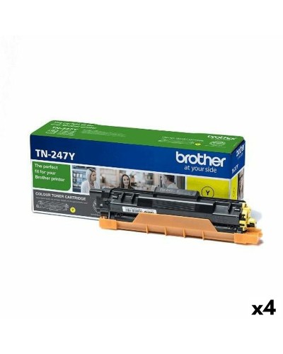 Brother Original Toner Gelb: HLL-3210CW, DCPL-3510CDW, MFCL-3710CW (4 Einheiten)
