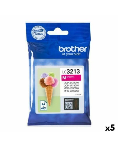 Brother Magenta Cartouche d'encre Originale LC125XL, 5 Pièces - Haut Rendement
