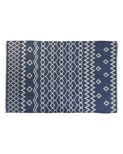Tapijt DKD Home Decor Blauw Wit Arabisch (120 x 180 x 1 cm)