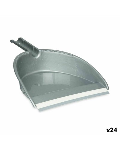 Stoffer en blik Handmatig 23 x 33 x 7,5 cm Zilverkleurig Plastic (24 Stuks)