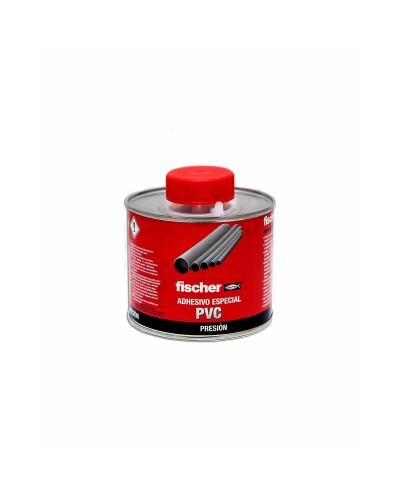 Colle PVC Fischer 512446 pour Tuyaux et Raccords, Conditionnement de 250 ml
