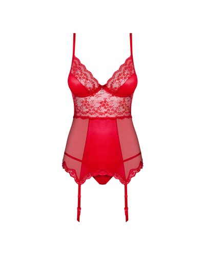 Lovica Body Corset Obsessive OB3360 Rosso - L/XL - Intimo Modellante

