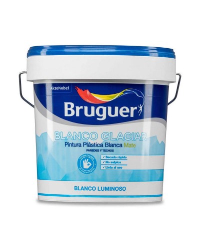 Pintura Blanca Bruguer, 4 Litros: Cobertura Perfecta y Duradera

