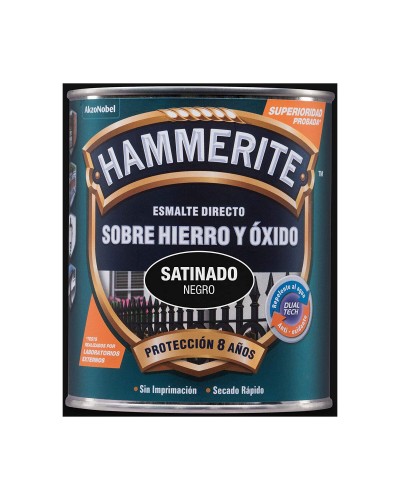 AkzoNobel Esmalte Negro Satinado 750 ml para Acabados Perfectos
