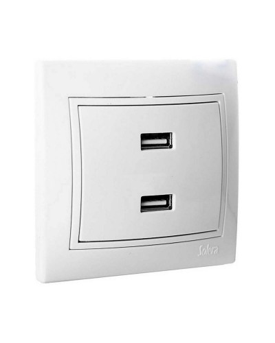 Plaque Interrupteur Simple Solera erp2usbu
