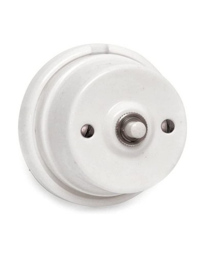 Strömbrytare EDM vintage Porslin Vit