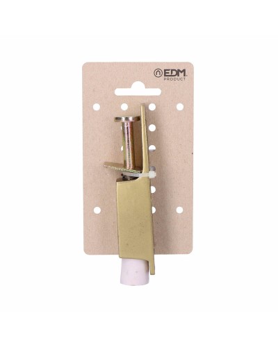 Tope de Puerta EDM de Acero Dorado, Longitud 120 mm
