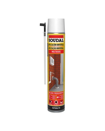 Mousse polyuréthane expansive Soudal Classic 750 ml
