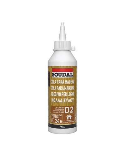 Colle Instantanée Soudal pour Bois Blanc, 250 g
