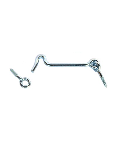 Verrou EDM 75 mm pour Portes avec Double Crochet Vissable en Zinc pour Sécurité (50 Unités)
