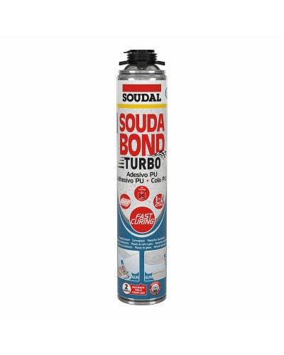 Schuim Soudal SoudaBond Turbo Polyurethaan Pistool 750 ml