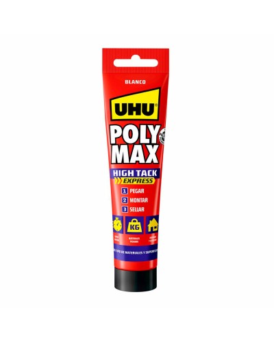 UHU Poly Max High Tack Express: Ultra Starker Dichtstoff Weiß 165 g
