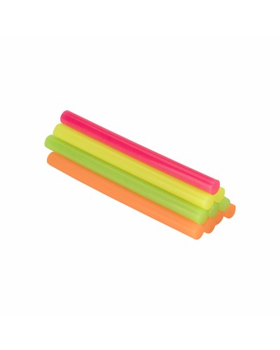 Salki Fluorescent Hot Glue Sticks for Decorations - Ø 8 x 95 mm (Pack of 22 Units)
