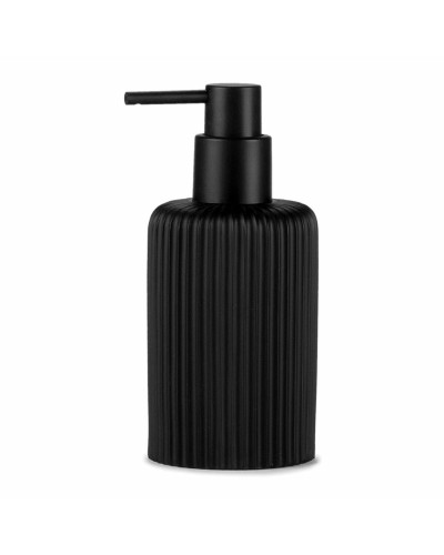 Andrea House Soap Dispenser, Matte Black, Resin, Ø 7 x 16 cm, Capacity 270 ml
