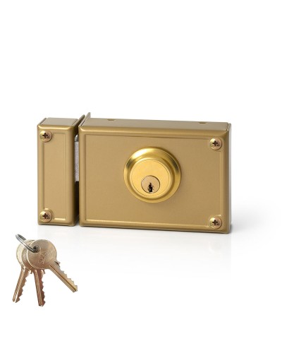 Serrure à appliquer JIS 11-12i Gauche | 120 mm | Sécurité pour Portes
