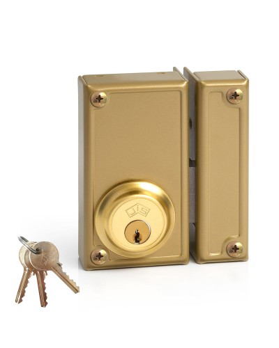 Cerradura Jis 33-6d de Sobreponer, 60 mm, Derecha
