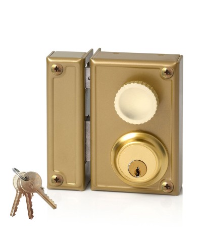 Serrure à appliquer Jis 34-7i Gauche 70 mm, Haute Sécurité
