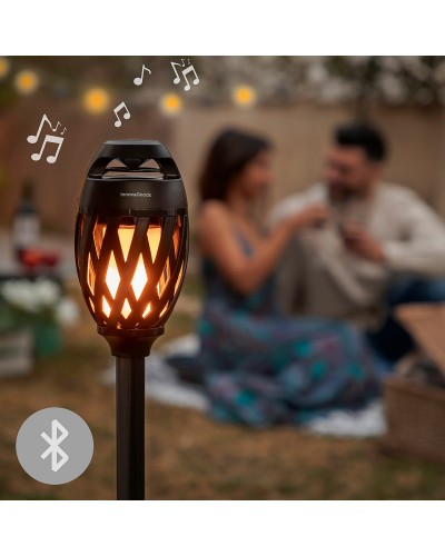 Draadloze speakerphone met LED-vlameffect Spekkle InnovaGoods