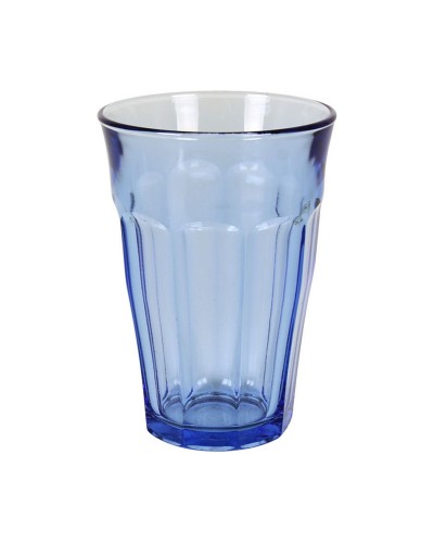 Glazenset Duralex Picardie Blauw 360 ml Ø 8,8 x 12,4 cm (4 Stuks)