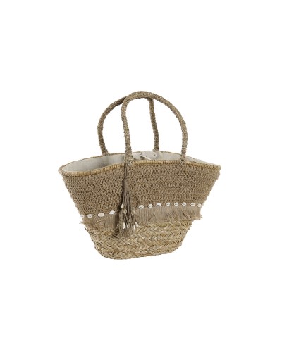 DKD Home Decor Strandtasche Natur Seegras 53x15x51.5cm Strand
