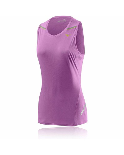 Mizuno Débardeur Femme Dlcooltouchsleevele Violet - Respirant
