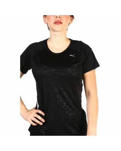 Puma Graphic Tee Femme: T-shirt Manches Courtes Noire - Sport & Décontracté
