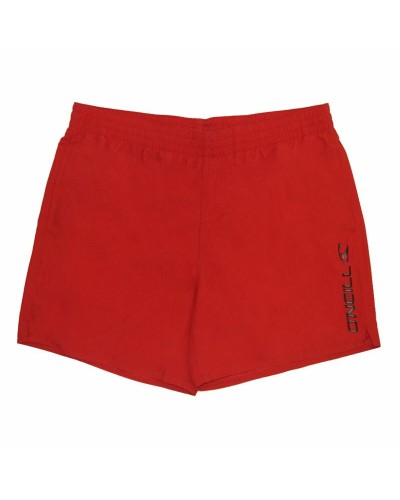 O'Neill Badeshorts Herren Vertical Rot - Schnelltrocknend, Ideal für Pool/Meer
