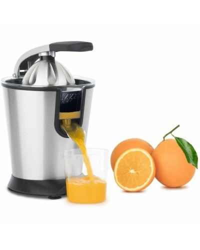 Presse-agrumes électrique H.Koenig AGR80 - 160W, Acier Inoxydable, Gris - Jus Frais !
