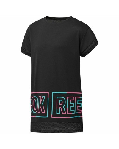 Naisten T-paita Reebok Dance Girls Squad Musta