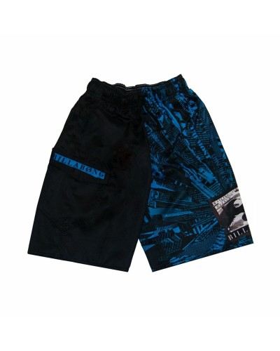 Billabong Archive Maillot de Bain Homme Noir - Short de Bain Taille Moyenne - Plage & Piscine
