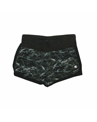 Champion Women's Black Sports Shorts - Ideal for Fitness and Running
