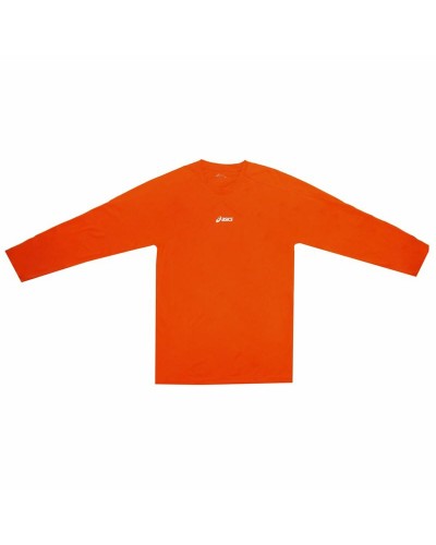 Asics Maglia Running Uomo Hermes - Maniche Lunghe Arancio Traspirante
