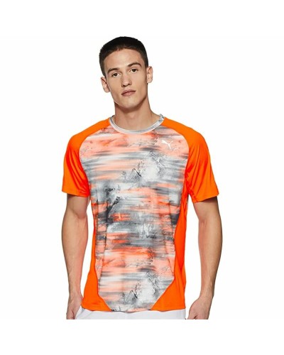 Puma Graphic Tee Shocking Orange - Kurzarm T-Shirt Herren
