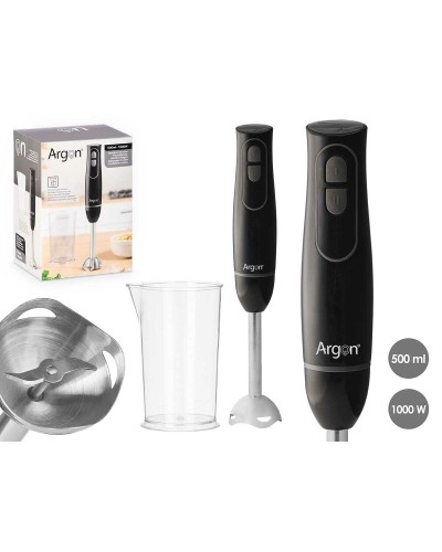 Handblender Argon JE-908AB Zwart Grijs 1000 W