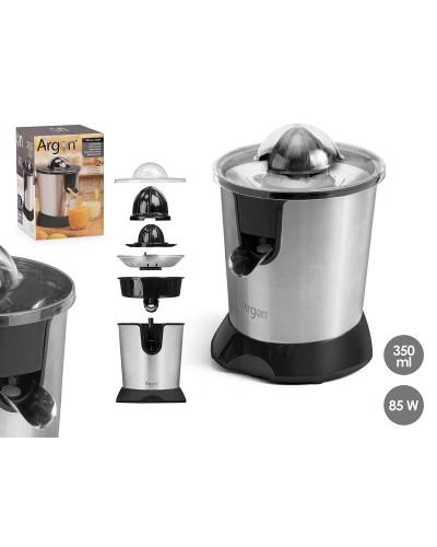 Elektrische juicer Argon JE-638B Zwart Zilverkleurig 85 W 350 ml