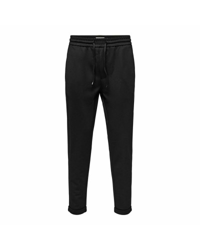 Volwassenen Trainingbroek Only & Sons Onslinus Crop Tap 0192 Zwart Mannen