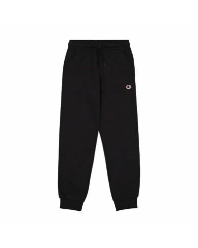 Champion Pantalone Tuta Uomo Nero - Polsini Elasticizzati Rib Cuff
