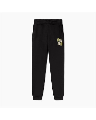 Puma Essentials+ Graphic: Pantaloni Tuta Bambino Neri - Comodi & Sportivi
