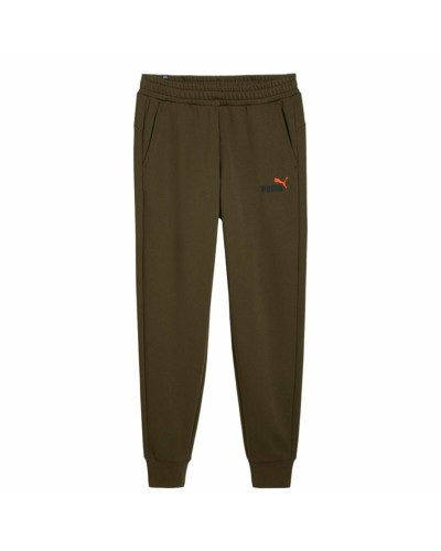 Puma Essentials Trainingshose Olive Herren - Baumwollfleece, Sport & Entspannung
