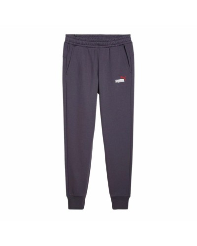 Puma Ess+ Trainingshose Herren Dunkelgrau - Baumwollfleece, Komfort
