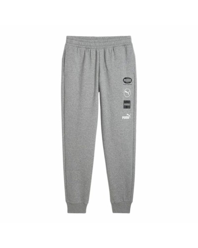 Pantalon de Survêtement pour Adultes Puma Power Graphic Sweatpants Gris Homme