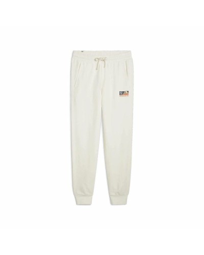 Pantalones Hombre Puma Blancos - Deportivos Casual Algodón - Adultos
