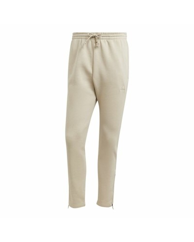 Broeken voor Volwassenen Adidas All Szn Tz Wit Natuurlijk