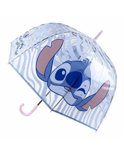 Paraguas Stitch 60cm Niño - Plegable, Antiviento, Portátil
