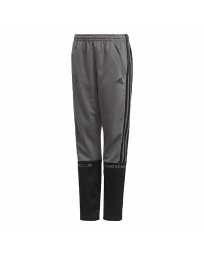 Adidas Pantalone Sportivo Manchester United Bambino Grigio - Allenamento & Tempo Libero
