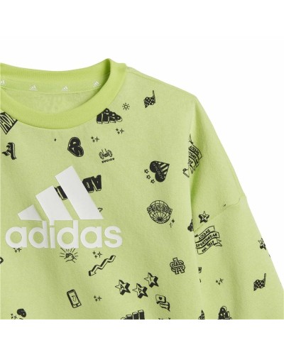 Adidas Trainingsanzug Kinder I Bluv Q3 Cset Grün - Sportanzug

