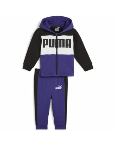 Träningsoverall, Barn Puma Minicats Colorblock Jogger Purpur