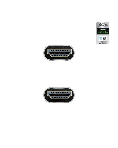 HDMI Cable NANOCABLE 10.15.8102 Black 2 m