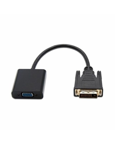 Adapter DVI naar VGA NANOCABLE 10.16.2008-BK Zwart