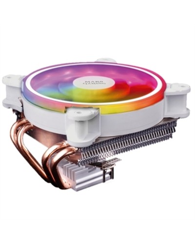 Mars Gaming MCPU220W Ventilador CPU Blanco - Disipador de Calor PC Silencioso

